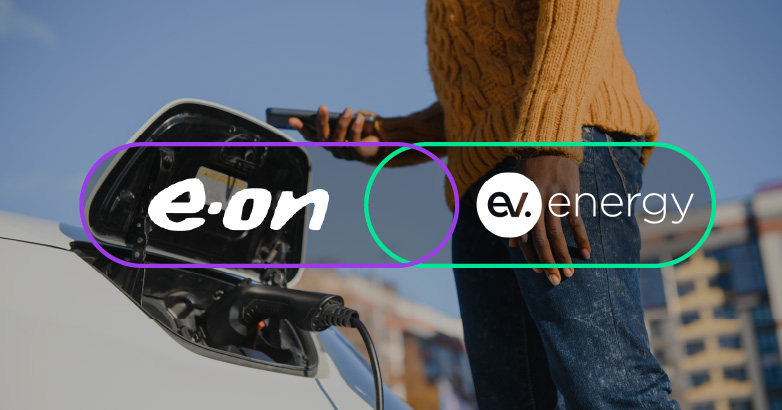 eon and Ev.charging logo