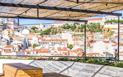 Opening party (with an amazing view over Lisbon)