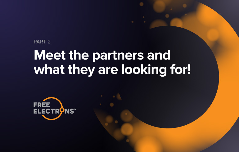 Free Electrons: Meet the partners and what they are looking for! (Part 2)